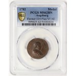 Germany, Augsburg, Pio VI, Medal on the occasion of the Pope