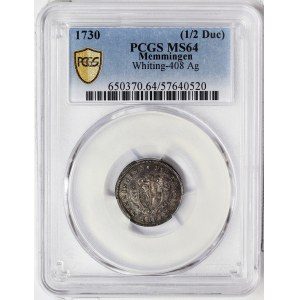 Germany, Memmingen, Silver pattern strike from the dies of 1/2 Ducat 1730