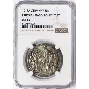 Germany, Prussia, Wilhelm II, 3 Mark 1913, A Berlin