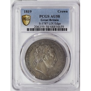 Great Britain, George III, Crown 1819, London