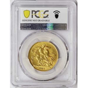 Great Britain, Victoria, 2 Pounds 1887, London