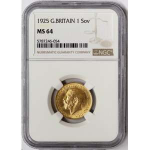 Great Britain, George V, Sovereign 1925, London