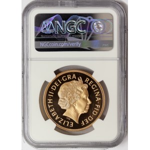 Great Britain, Elizabeth II, 5 Sovereign 2001, London