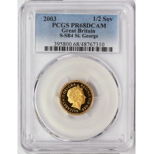 Great Britain, Elizabeth II, 1/2 Sovereign 2003, London