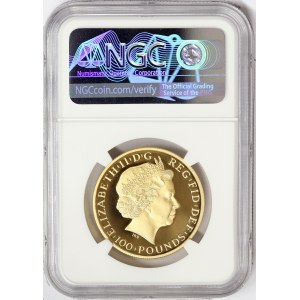 Great Britain, Elizabeth II, 100 Pounds 2011, London