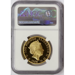 Great Britain, Elizabeth II, 100 Pounds 2019, London