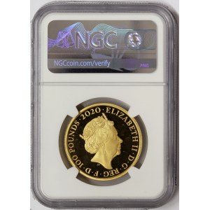 Great Britain, Elizabeth II, 100 Pounds 2020, London
