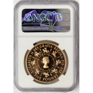 Great Britain, Elizabeth II, 5 Pounds 1993, London