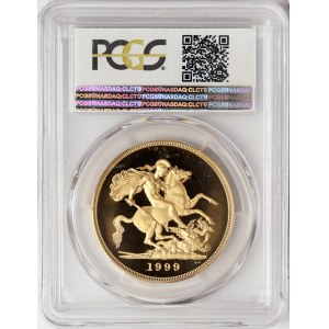 Great Britain, Elizabeth II, 5 Pounds 1999, London