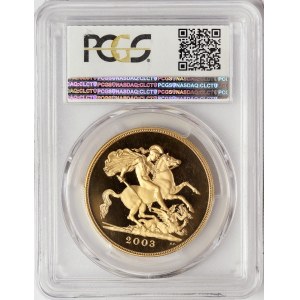 Velká Británie, Alžběta II, 5 liber 2003, Londýn