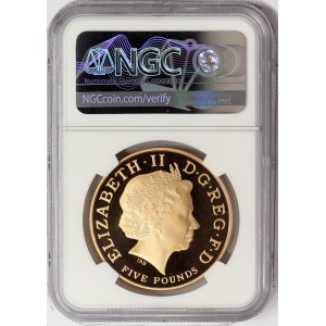 Great Britain, Elizabeth II, 5 Pounds 2013, London