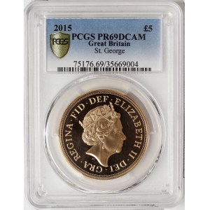 Great Britain, Elizabeth II, 5 Pounds 2015, London