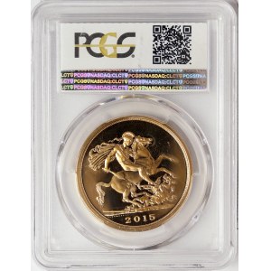 Great Britain, Elizabeth II, 5 Pounds 2015, London