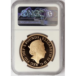 Great Britain, Elizabeth II, 5 Pounds 2018, London