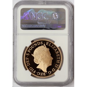 Great Britain, Elizabeth II, 5 Pounds 2018, London