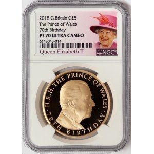 Great Britain, Elizabeth II, 5 Pounds 2018, London