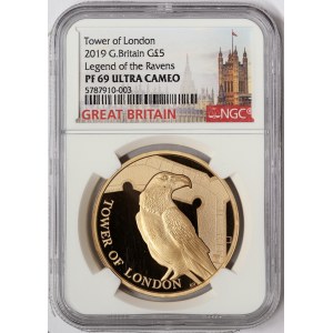 Great Britain, Elizabeth II, 5 Pounds 2019, London