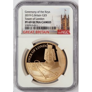 Great Britain, Elizabeth II, 5 Pounds 2019, London
