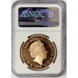 Great Britain, Elizabeth II, 5 Pounds 2020, London