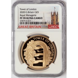 Great Britain, Elizabeth II, 5 Pounds 2020, London