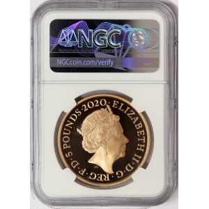 Great Britain, Elizabeth II, 5 Pounds 2020, London