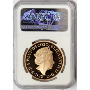 Great Britain, Elizabeth II, 5 Pounds 2020, London