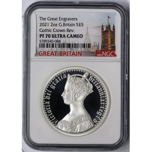 Great Britain, Elizabeth II, 5 Pounds 2021, London