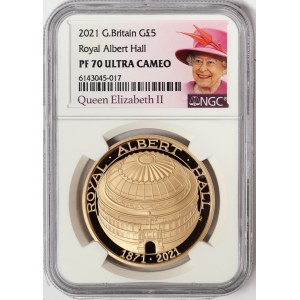 Great Britain, Elizabeth II, 5 Pounds 2021, London