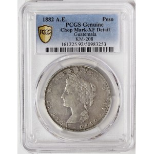 Guatemala, 1 Peso 1882