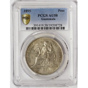 Guatemala, 1 Peso 1895