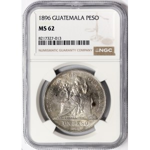 Guatemala, 1 Peso 1896