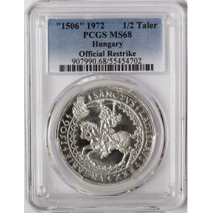 Hungary, 1/2 Thaler (Official Restrike) 1506 (1972)