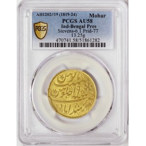 India, Bengal Presidency, Mohur 1819-24