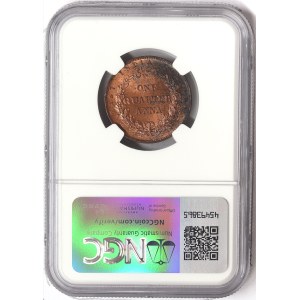 India, Victoria, 1/4 Anna 1858