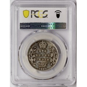 India, Edward VII, 1 Rupee 1905, Bombay