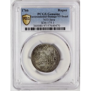 Indonesia, Java, Dutch East India Company, Rupee 1766