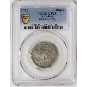 Indonesia, Java, Dutch East India Company, Rupee 1783