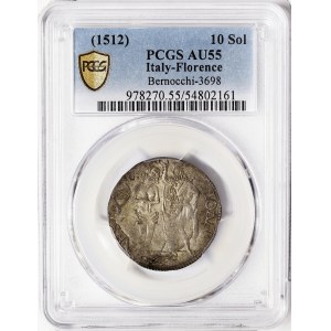 Florence, Republic, Barile da 10 Soldi 1512
