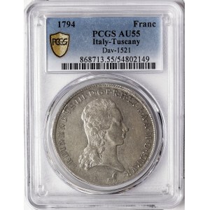 Florence, Tuscany, Ferdinando III of Lorena, Francescone 1794