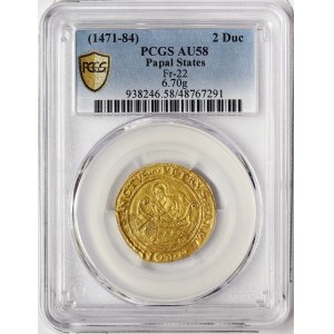 Papal State, Giulio II, Doppio Fiorino di Camera n.d.