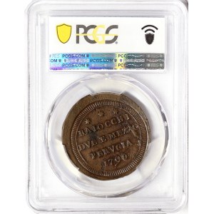 Papal State, Perugia, Pio VI, 2 Baiocchi e Mezzo 1796