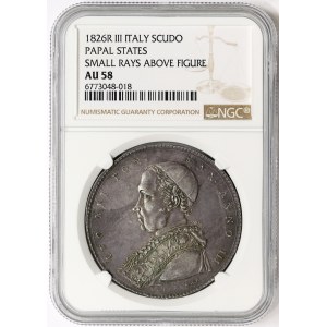 Papal State, Leone XII, Scudo 1826