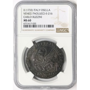 Venice, Carlo Ruzzini, Osella 1733
