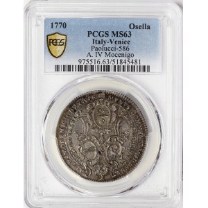 Venice, Alvise IV Mocenigo, Osella di Murano 1770