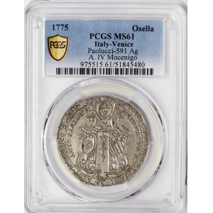 Venice, Alvise IV Mocenigo, Osella di Murano 1775