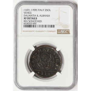 Venice, Anonymous Coinage for Dalmazia and Albania, Gazzetta da 2 Soldi n.d.