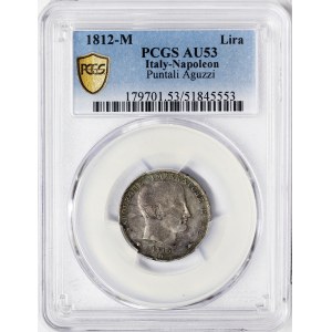 Kingdom of Italy, Napoleon I, 1 Lira 1812, Milan