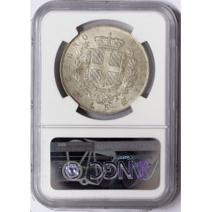 Kingdom of Italy, Vittorio Emanuele II, 5 Lire 1872, Milan