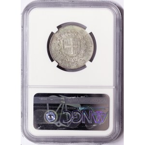 Kingdom of Italy, Vittorio Emanuele II, 2 Lire 1863, Naples