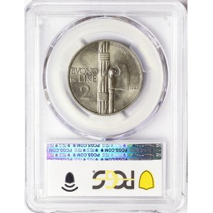 Kingdom of Italy, Vittorio Emanuele III, Buono da 2 Lire 1923, Rome